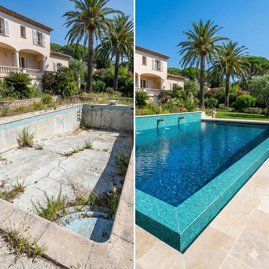 Rénovation de piscine